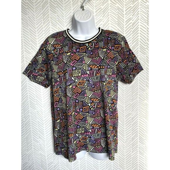 Fresh Prince of Bel-Air Mens Shirt Size Medium 90s Vintage Geometric Pattern - Picture 3 of 12